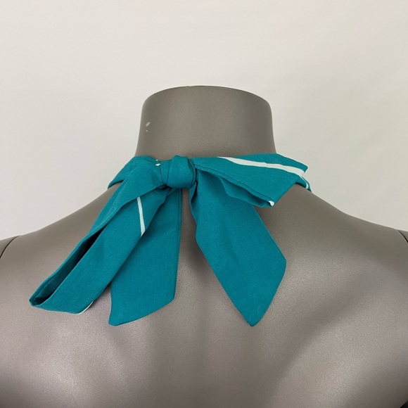 Susana Monaco Halter Dress Women 6 Blue Mini Fit & Flare Party Short - Picture 4 of 10